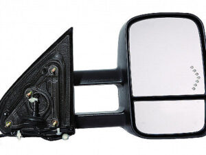 Gmc Sierra Mirror Passenger Side Power Heated/Man-Folding/Dual Lens/Turn Signal/Trail Tow Type (Click Image For Fitments)