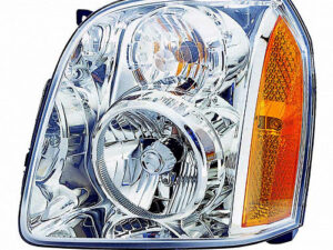 Gmc Yukon Head Light Driver Side Chrome Yukon/Xl 07-14 Hyb 08-13 (DOES NOT FIT Denali MODELS) Capa