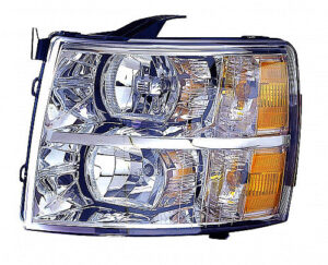 Chevrolet Head Headlight Silverado Driver Side 2007-2013 (Hybrid 2009-2013) / Silverado 25-3500 2011-2014