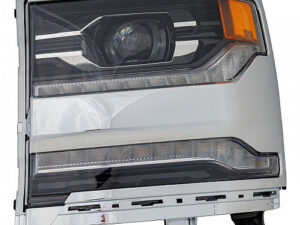 Chevrolet Silverado Headlight LED Driver Side Chrome Bezel 1500 2016-2018 Capa