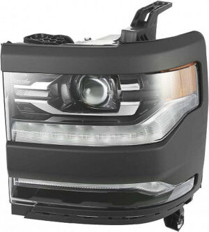 Chevrolet Silverado Headlight LED Driver Side Paint To-Match Bezel Silverado 1500 2016-2018/500 Ld 2019