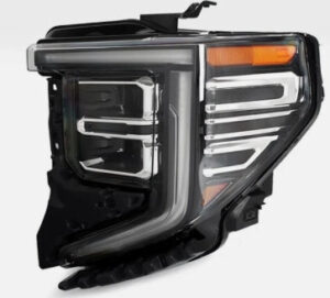 Gmc Sierra Headlight LED Driver Side Chrome Trim 1500 Slt/Denali 2022-2025 (85049924)
