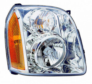 Gmc Yukon Head Light Passenger Side Chrome Yukon/Xl 07-14 Hyb 08-13 (DOES NOT FIT Denali MODELS) Capa