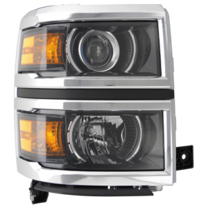 Chevrolet Silverado Headlight Halogen Projector Headlight Passenger Side Fits Ltz/High Country 1500 2014-2015