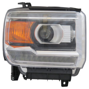 Gmc Sierra Headlight Passenger Side Led Accents Sierra 1500/Denali 14-15(Ltd 19) Sierra 25-3500 15 -19 /Denali 25-3500 15-17 Capa