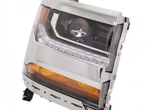 Chevrolet Silverado Headlight Hid Headlight Passenger Side Chrome Bezel Silverado 1500 2016-2019 Capa (84005965)