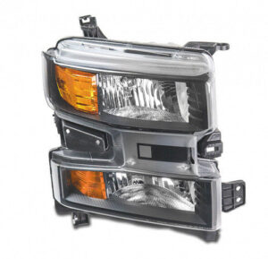 Chevrolet Silverado Headlight Halogen Headlight Passenger Side Without Logo 1500-2019-2022 Capa