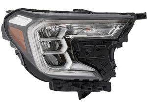 Gmc Terrain Led Head Light Passenger Side Black Bezel Without Denali At4/Sle/Slt 2022-2024 (Oe 84945166)