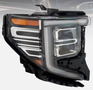Gmc Sierra Headlight LED Passenger Side Chrome Trim 1500 Slt/Denali 2022-2025 (85721094)