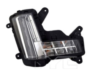 Cadillac Escalade Front Park And Side Marker Light Passenger Side Use Without Pre-Crash System 2015-2020 Capa