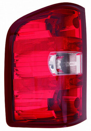 Gmc Sierra Tail Light Driver Side Silverado 10-11 (2010 2Nd Design Only)/25-3500 11-14 Sierra 2010/25-3500 11-14 Capa