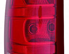 Gmc Sierra Tail Light Driver Side Without Dark Red Trim Exc Base/Dually 2Nd Design) Capa Sierra/Hyb 10-13 Sierra_2500-3500 11-14 (Small 921 Bulb