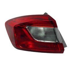 Chevrolet Cruze Tail Light Driver Side Without Led Gray Sedan 2016-2017