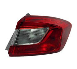 Chevrolet Cruze Tail Light Passenger Side Without Led Gray Sedan 2016-2017