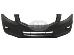 Honda Accord Bumper Cover Front Bumper Primed 6Cyl Models W/ Fog Light Holes Sedan 2011-2012 Capa