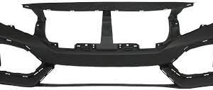 Honda Civic Bumper Cover Front Bumper Primed Usa/Canada Built Sedan/Coupe 2019-2021 (DOES NOT FIT Si MODELS) Capa