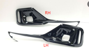 Honda Accord Fog Light Bezel Driver Side Painted Gloss Black Sedan/Hyb 2021-2022