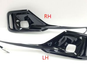 Honda Accord Fog Light Bezel Driver Side Painted Gloss Black Sedan/Hyb 2021-2022