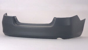 Honda Accord Bumper Cover Rear Bumper Primed 2 Exhaust Holes Sedan/Hybrid 2006-2007 Capa