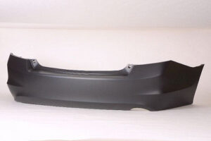 Honda Accord Bumper Cover Rear Bumper Primed For 4Cyl Sedan Models W/ 1-Exhaust Hole 2008-2012 Capa