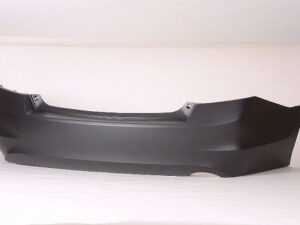 Honda Accord Bumper Cover Rear Bumper Primed For 4Cyl Sedan Models W/ 1-Exhaust Hole 2008-2012 Capa