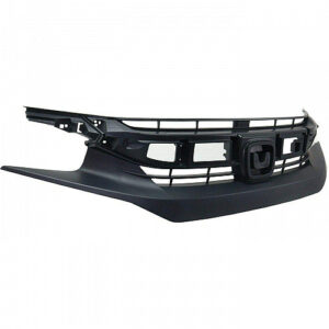 Honda Civic Front Grille Textured Black Sedan/Coupe 2016-2018 (DOES NOT FIT Si MODELS)
