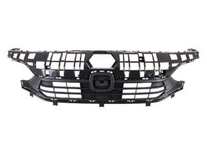 Honda Civic Front Grille Textured Black Without Sensors Sedan 2022-2024