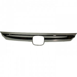 Honda Accord Front Upper Grille Smoked Chrome For Sport Sedan 2018-2020