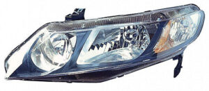 Honda Civic Headlight Driver Side Hyb 2006-2011 Sedan 2009-2011