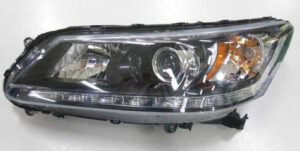 Honda Head Headlight Halogen Head Light Driver Side W/ Led Daytime Running Light Fits 3.5L Ex-L Sedan 2013-2015