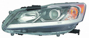 Honda Head Headlight Halogen Headlight Driver Side Without Led Daytime Running Light Lx Model Sedan 2016-2017