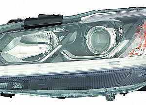 Honda Accord Headlight Driver Side With Led Daytime Running Light For Ex/Ex-L/Sport Sedan 2016-2017 Capa