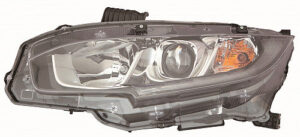 Honda Head Headlight Driver Side For Sedan/Hatchback 16-21/Coupe 16-20
