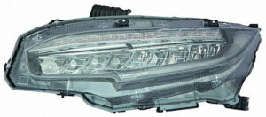 Honda Civic Headlight Driver Side Led Ex/Ex-L/Ex-T/Lx Sedan 16-21/Coupe 16-20/Hatchback 17-21/ Type-R 17-20