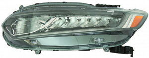 Honda Accord Headlight Bi-Led Headlight Driver Side W/ Halogen High Beam Accord/Hyb 2018-2022