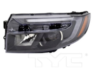 Honda Ridgeline Headlight Assy Driver Side Ridgeline Black Edition/Rtl-E/Touring (Auto High Beam) Passport 22-25 Ridgeline 21-25 Capa (33150T6Za11)