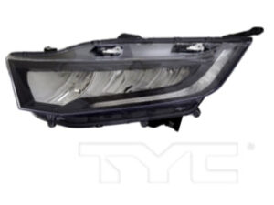 Honda Odyssey Headlight LED Driver Side Black Trim For Black Edition/Sport 2023-2025