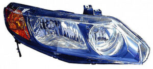Honda Civic Headlight Passenger Side For Sedan (DOES NOT FIT Hybrid MODELS) 2006-2008