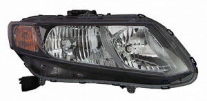 Honda Civic Headlight Passenger Side For Sedan / Hybrid 2013-2015 And Coupe 2013