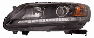 Honda Head Headlight Halogen Head Light Passenger Side For Ex/Lx/Sport/2.4 Liter Ex-L Sedan 2013-2015