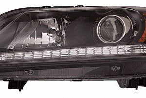 Honda Head Headlight Halogen Head Light Passenger Side For Ex/Lx/Sport/2.4 Liter Ex-L Sedan 2013-2015