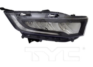 Honda Odyssey Headlight LED Passenger Side Black Trim For Black Edition/Sport 2023-2025