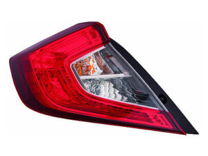 Honda Civic Tail Light Outertail Tail Light Driver Side Sedan 2016-2021