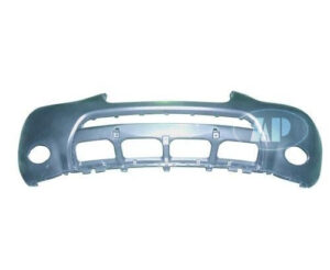Hyundai Santa Bumper Cover Front Bumper Primed With 2 Tone Color And Fogs Santa Fe 2007-2009 Capa