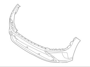 Hyundai Kona Bumper Cover Front Lower Bumper Primed For Limited 2022-2023