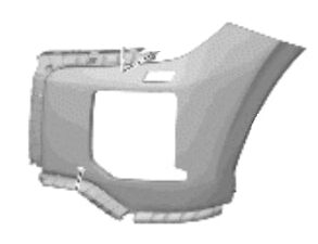 Hyundai Palisade Bumper Cover Front Bumper Primed Passenger Side For Calligraphy/Ultimate 2023-2025 Capa
