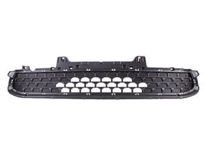 Hyundai Kona Front Bumper Grille Black For Se/Sel/Essential Without Adaptive Cruise & Fog Holes 2022-2023