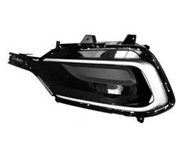 Hyundai Santa Front Bumper Grille Ptd Black/Silver 2017-2018