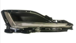 Hyundai Sonata Daytime Running Light Bezel Driver Side Black/Chrome Molding W/ Auto Cruise 2015-2017