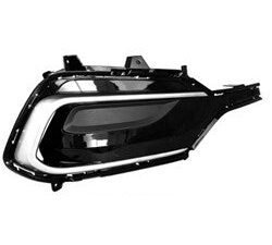 Hyundai Santa Front Bumper Grille Ptd Black/Silver 2017-2018